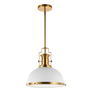 Homer Modern Industrial Iron LED Dome Pendant